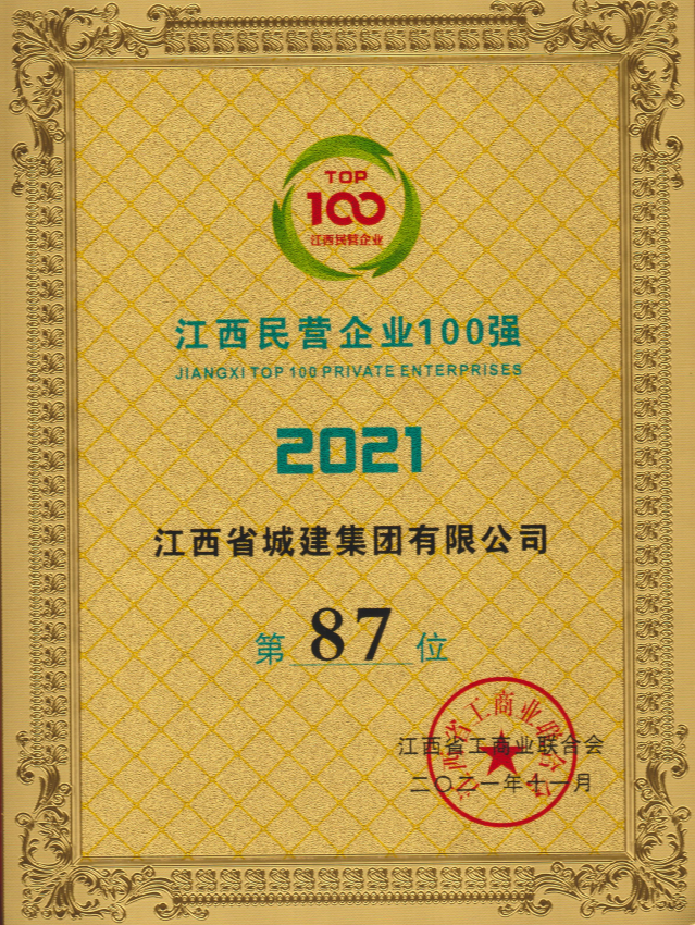2021年江西民营企业100强